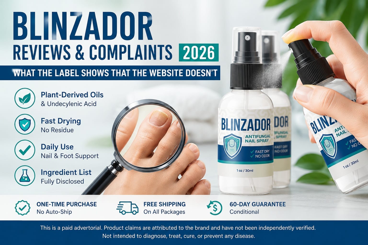 Blinzador Reviews and Complaints 2026: The FDA Rule Nail Spray Ads Don't Mention