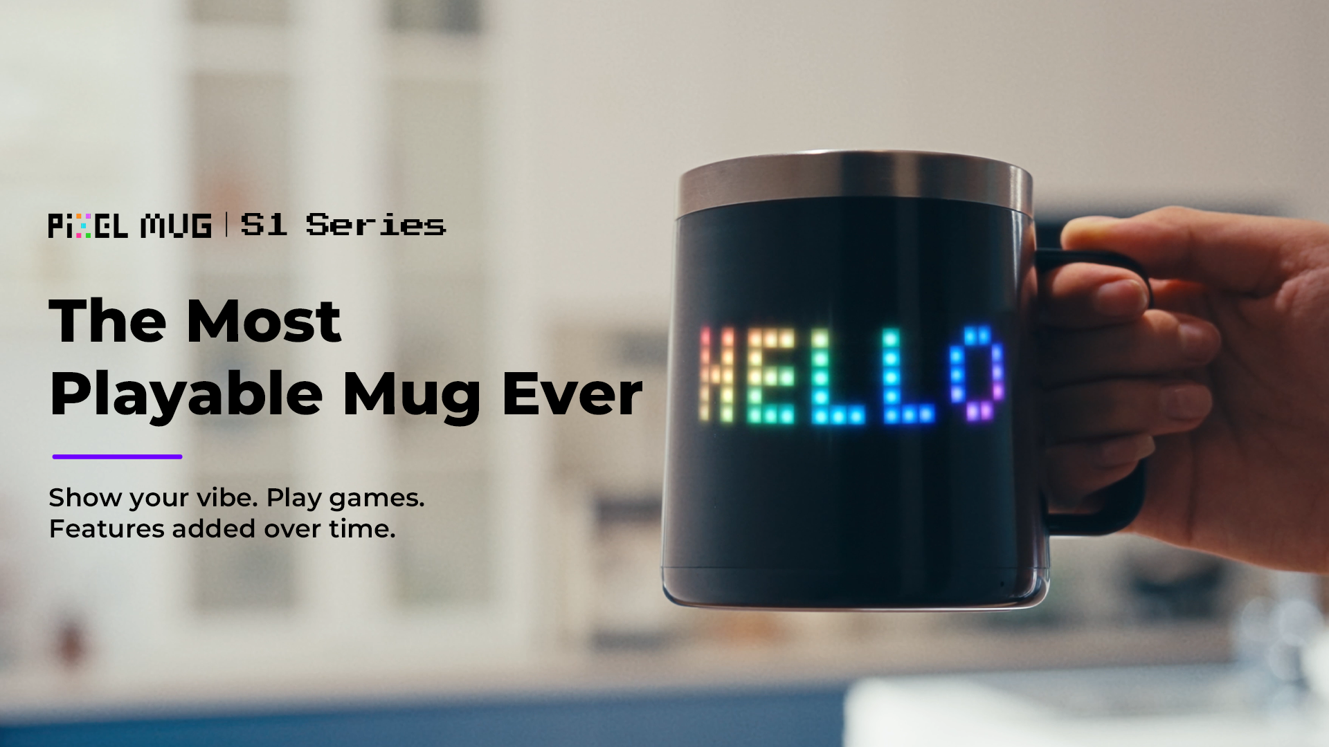 PixelMug Announces Launch of PixelMug S1 Series, The Most Playable Smart Mug Ever