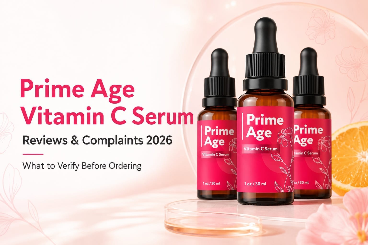 Prime Age Vitamin C Serum Reviews and Complaints 2026: Why Buyers Are Paying Attention