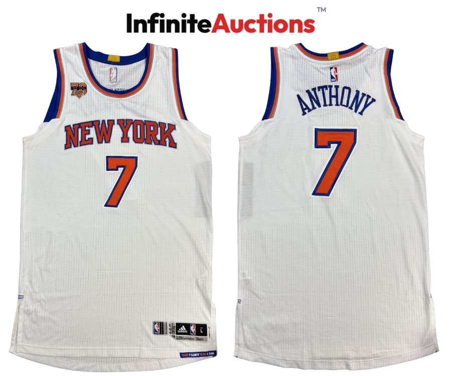As Fanatics Fest Takes Over New York, Carmelo Anthony's Final Knicks Game-Worn Jersey Drops at Infinite Auctions - OTC PINK:MDCE