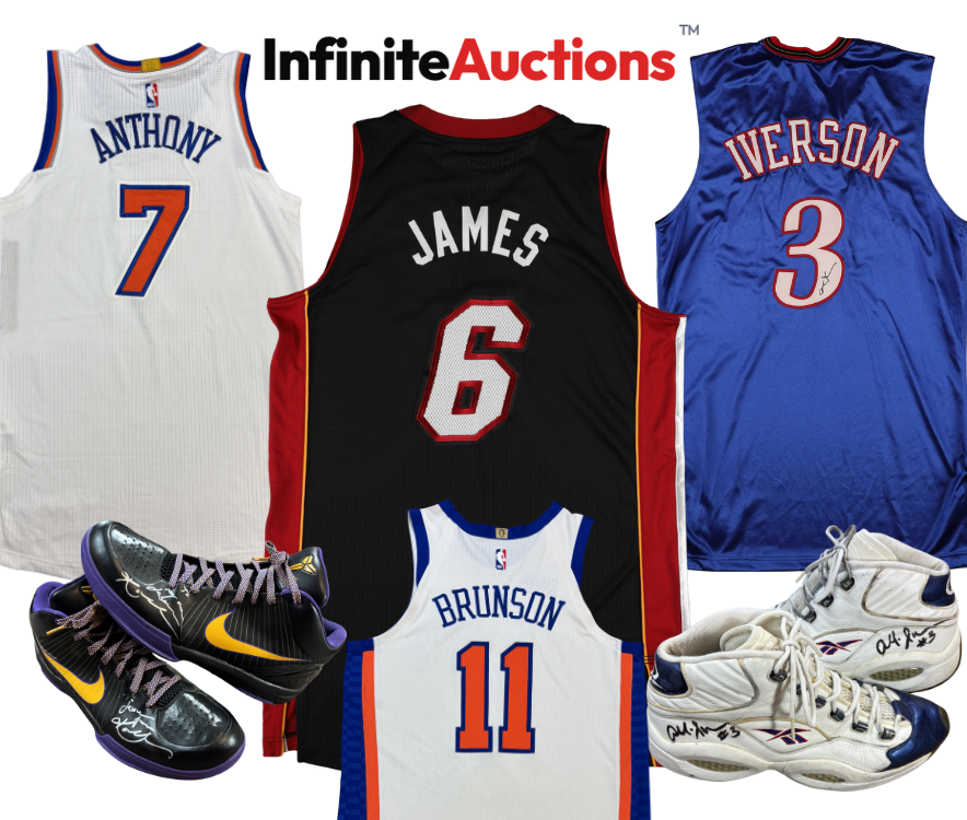 While the NBA Waits on LeBron's Next Decision... Infinite Auctions Features LeBron Game Used Heat Jersey ending Tomorrow