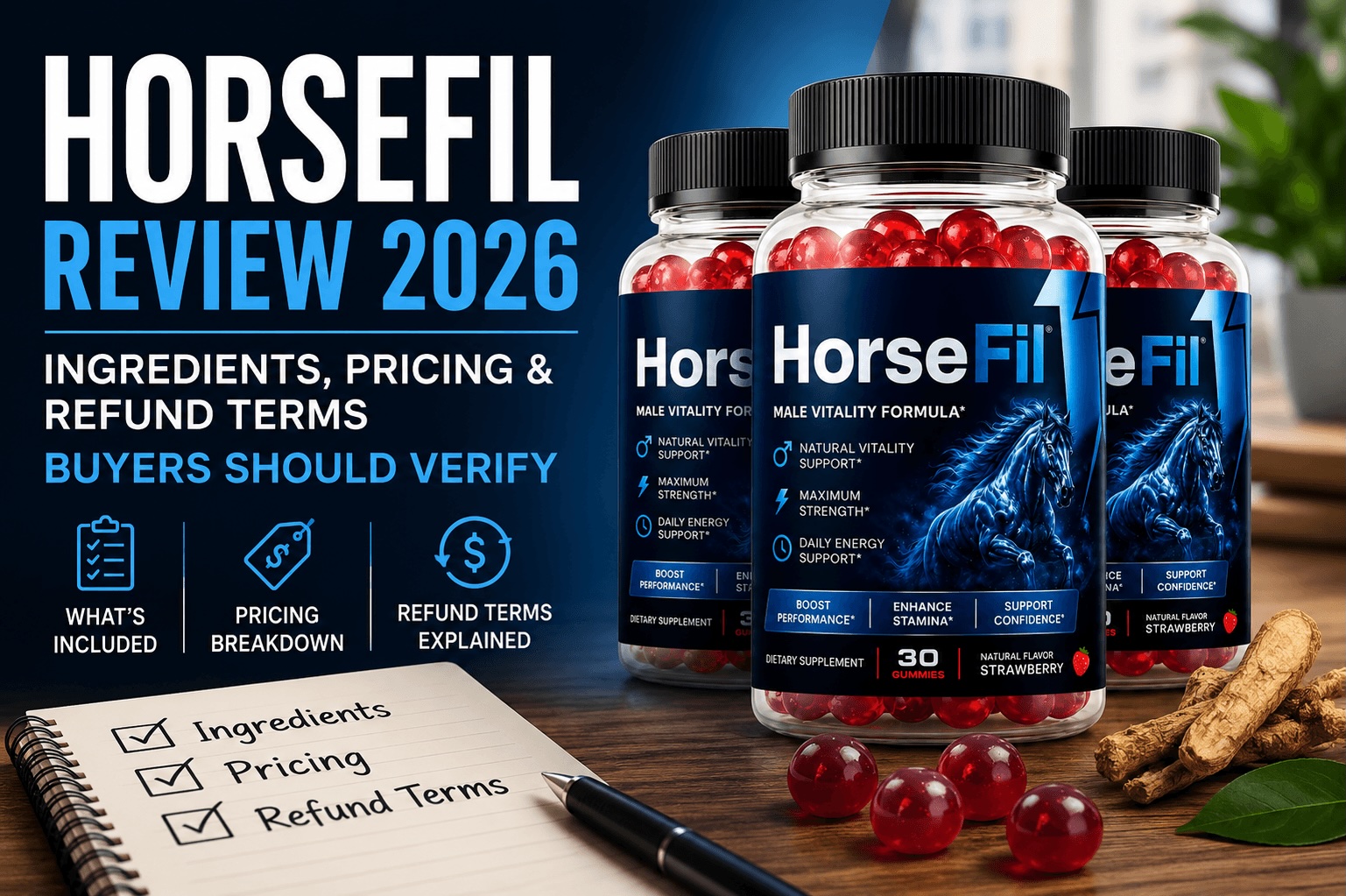 HorseFil Reviews and Complaints 2026: Is the 7-Ingredient Men's Vitality Gummy Worth a Closer Look?