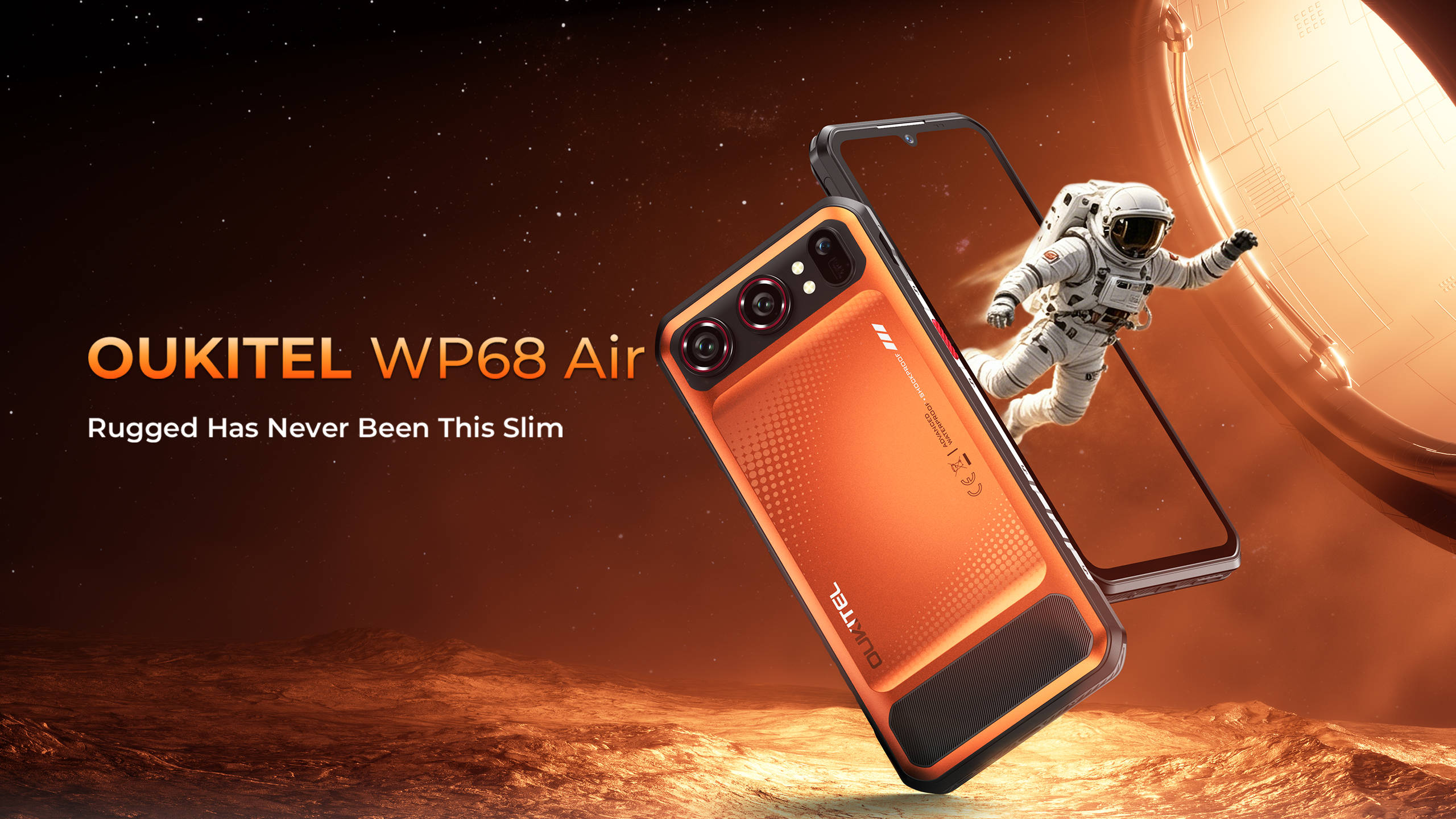OUKITEL WP68 Air Takes Center Stage: World's Thinnest Rugged Smartphone with an 8000mAh Silicon-Carbon Battery 