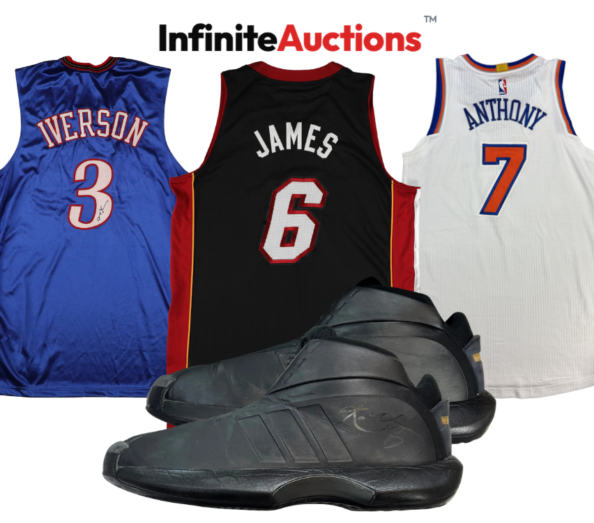The Scarcest LeBron James, Kobe Bryant and Allen Iverson Game Worn Memorabilia You'll See This Year Closes in Hours