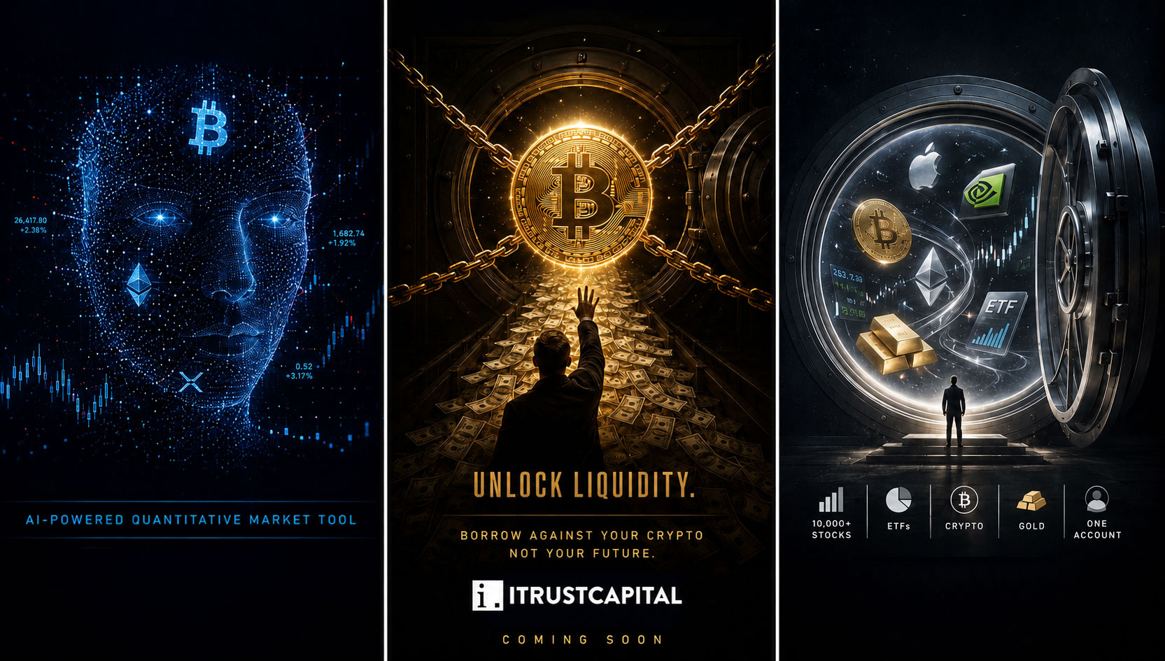 iTrustCapital Announces Its Next Chapter With U.S. Stocks, ETFs, Crypto Loans and AI-Powered Quant Technology