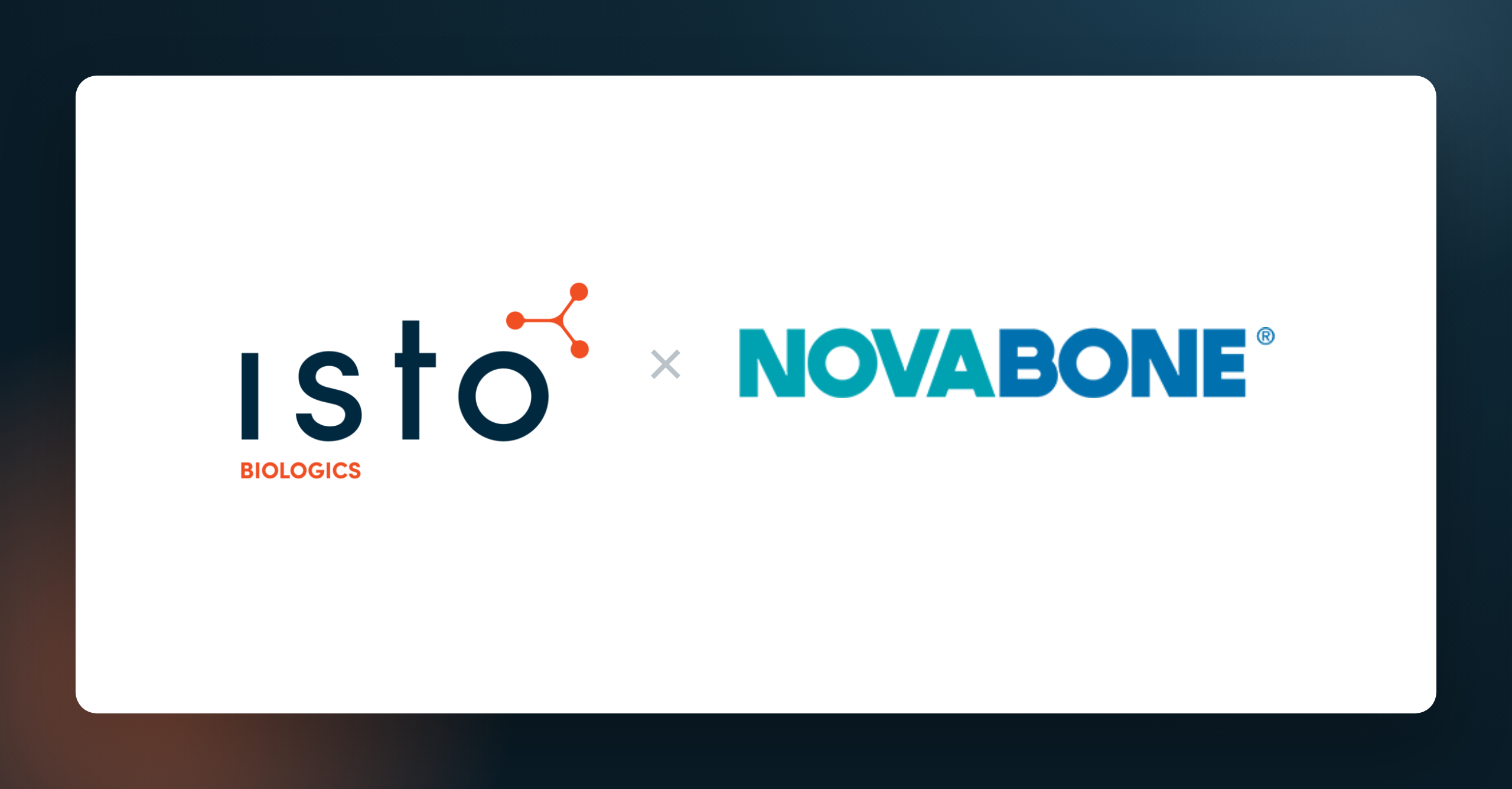Isto Biologics Strengthens its Bone Graft Substitutes Platform with the Acquisition of NovaBone