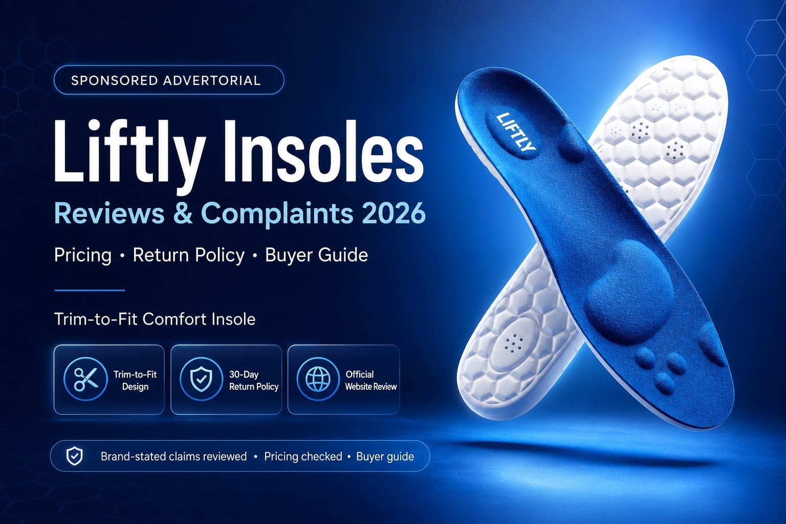 Liftly Insoles Reviews & Complaints 2026: Scam Warning Searches, Return Fees, and FDA Questions Explained