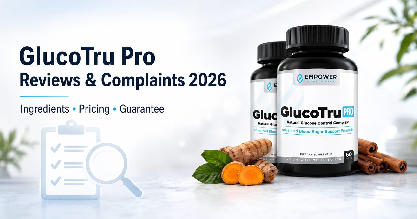 GlucoTru Pro Reviews and Complaints 2026: The 7-Ingredient Formula Behind 
