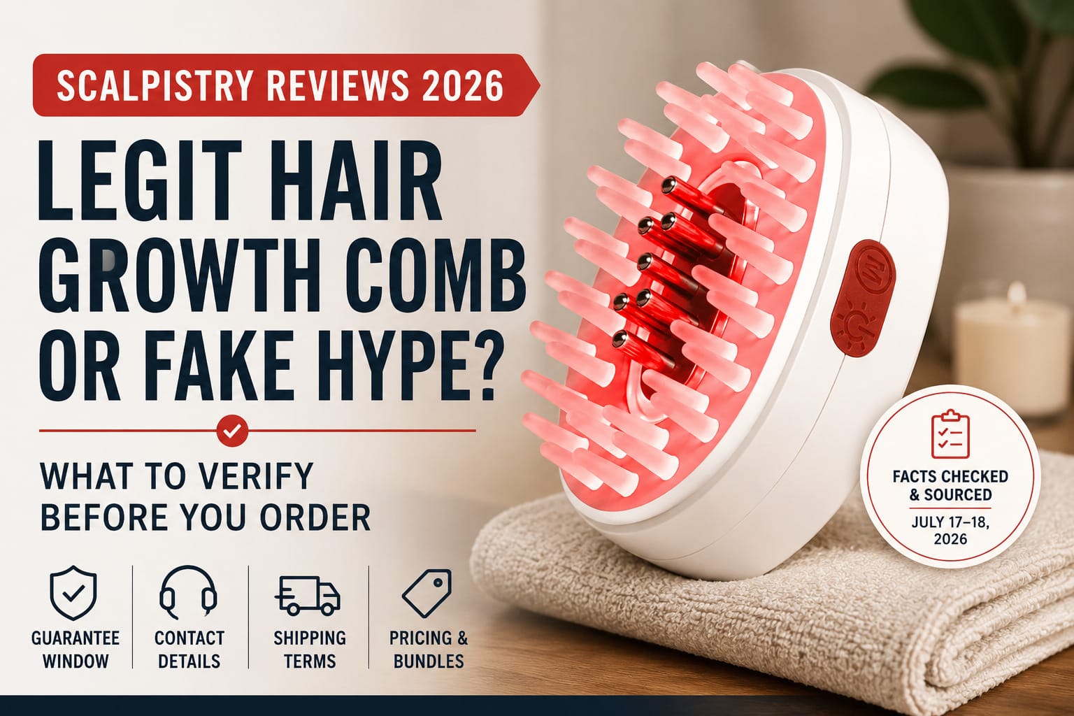 Scalpistry Reviews & Complaints 2026: Hair-Thinning Buyers Discover the 7-Mode LED Comb Turning Scalp Care Into a Simple Daily Ritual