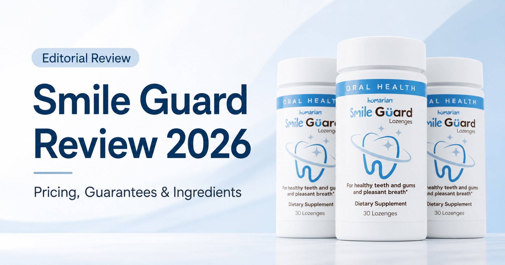 Smile Guard Reviews & Complaints: Smile-Conscious Adults Doing the Basics Discover the 3-Ingredient Lozenge Designed to Go Further