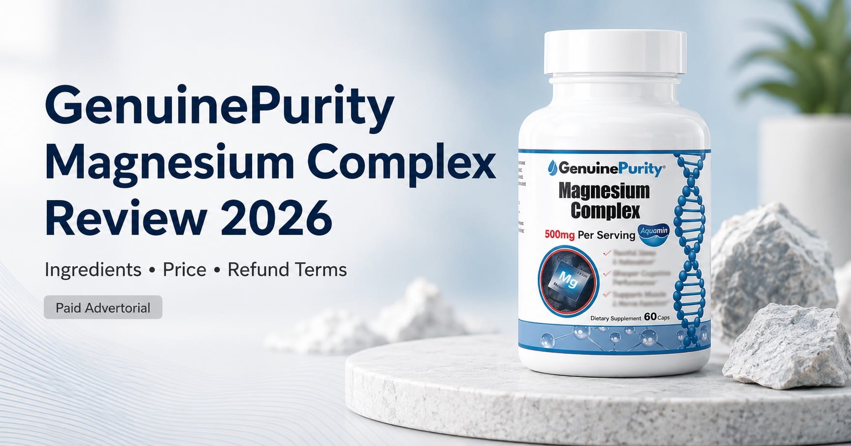 GenuinePurity Magnesium Complex Reviews 2026: Energy - and Sleep - Conscious Adults Discover the Five-Form 500 mg Daily Support Formula