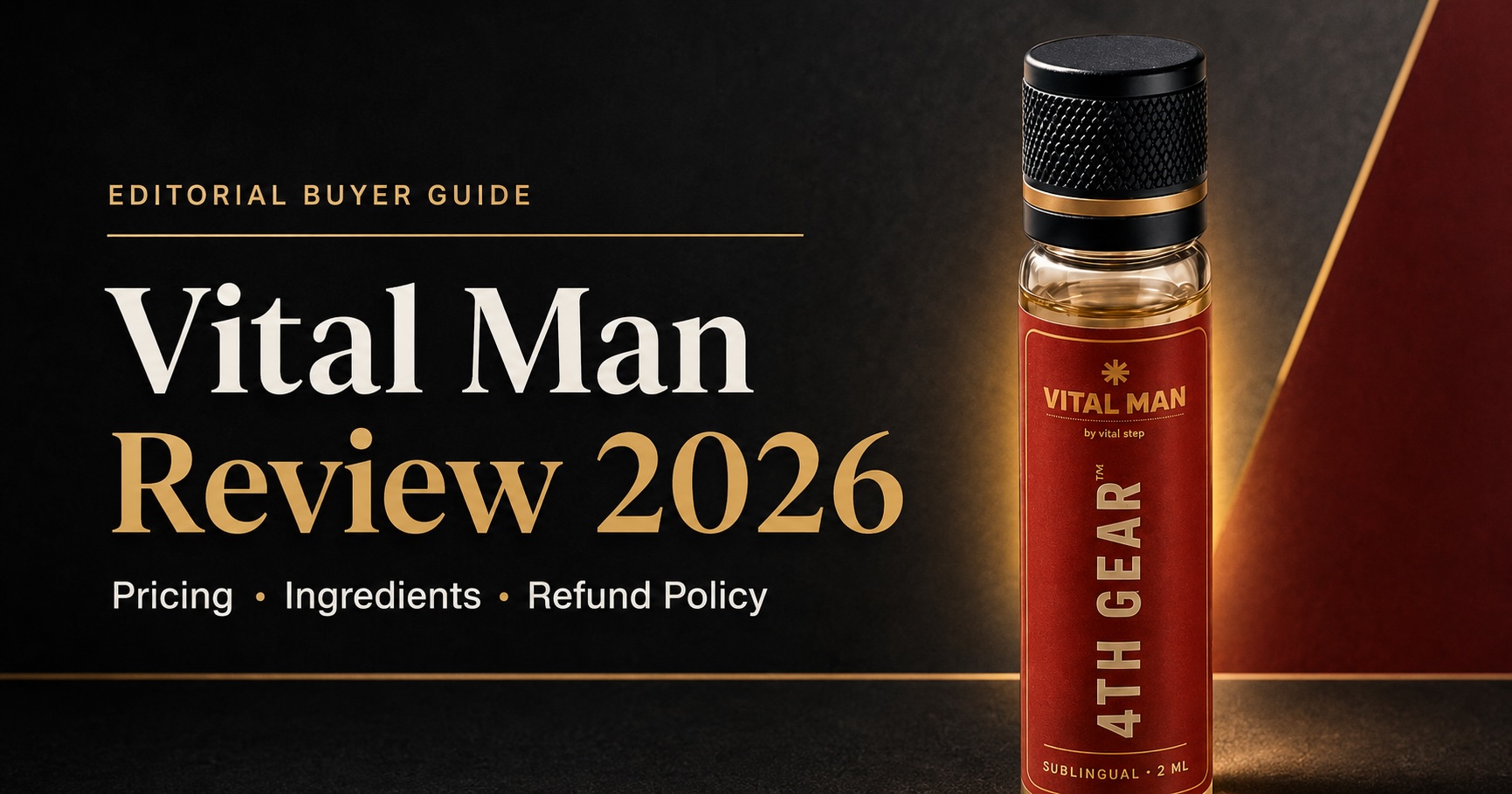 Vital Man Boost Review 2026: Men Ready to Replace the Plan-Ahead Routine Discover the Once-Daily 3-Ingredient Formula