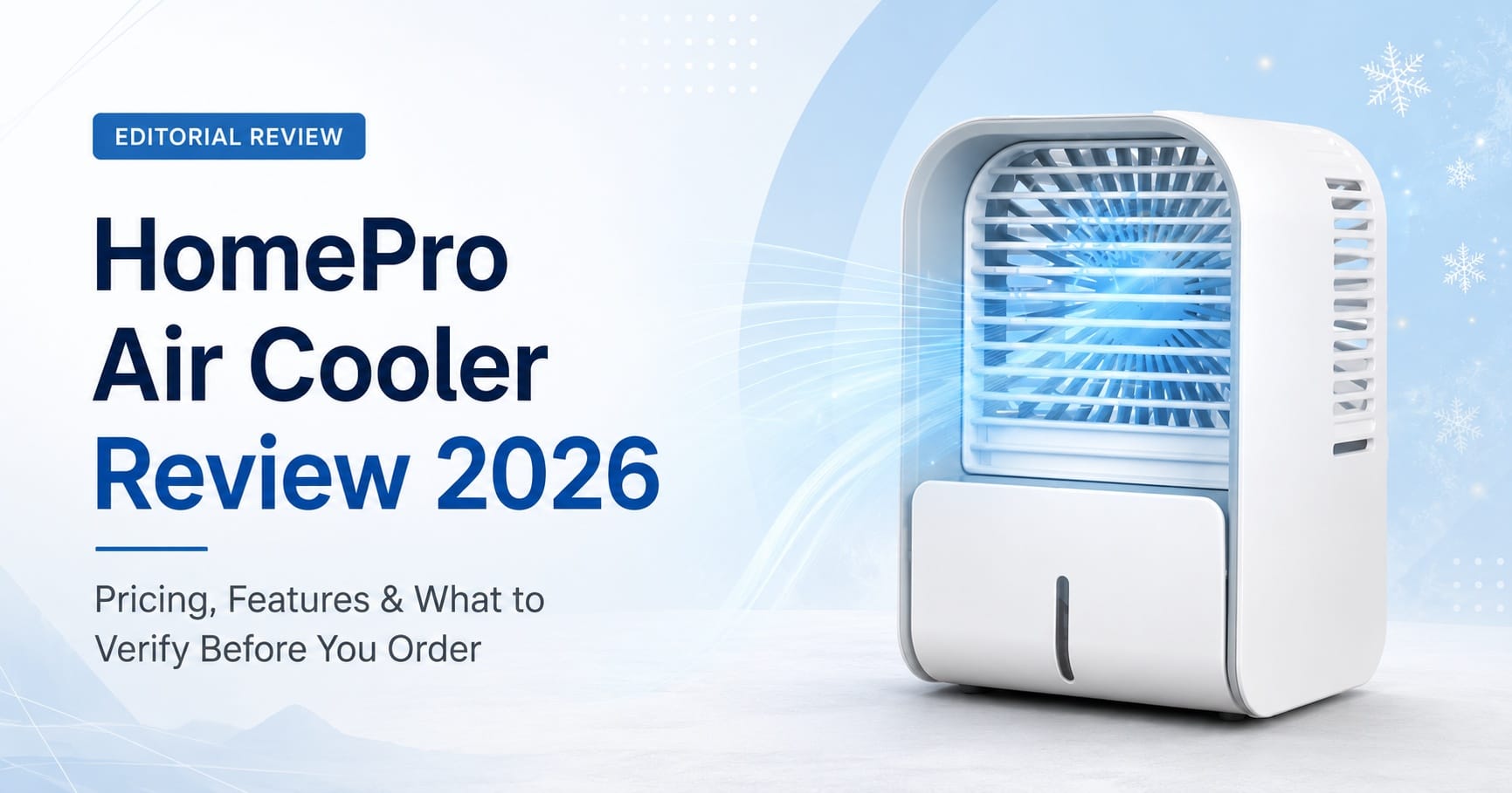 HomePro Air Cooler Reviews 2026: Heat-Weary Buyers Discover the Portable 3-in-1 Personal Cooling Solution