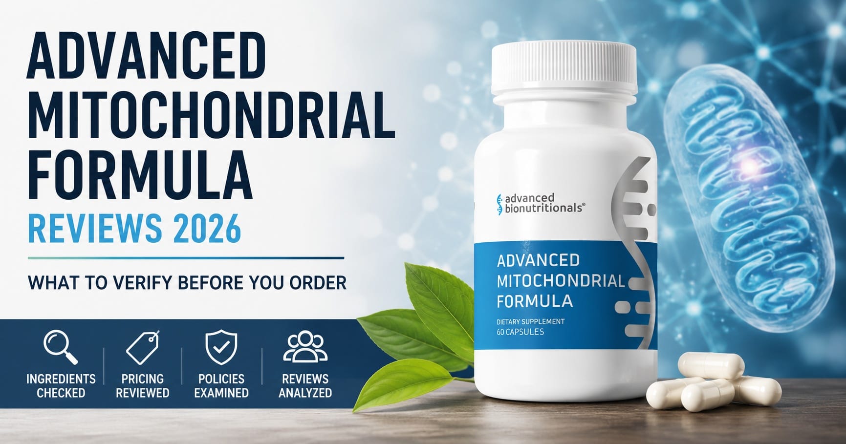 Advanced Mitochondrial Formula Reviews and Complaints: Adults Determined to Stay Energized as They Age Discover the 11-Ingredient Formula
