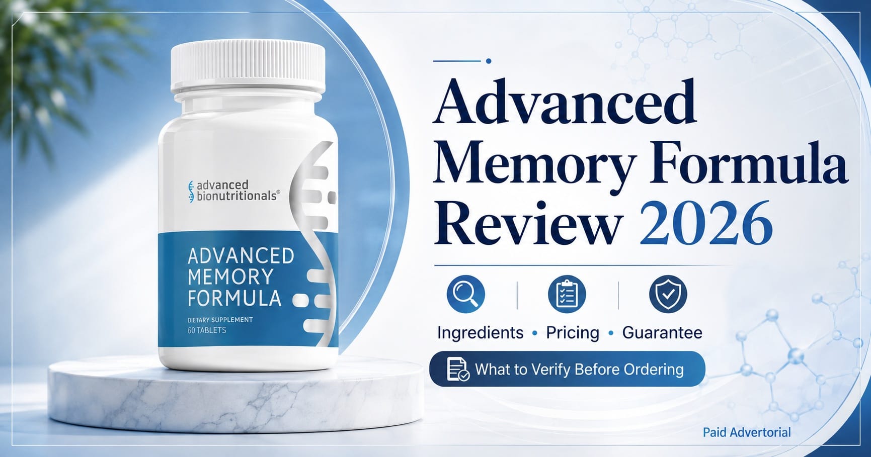 Advanced Memory Formula Reviews 2026: Adults Determined to Stay Mentally Sharp as They Age Discover the 11-Ingredient Formula