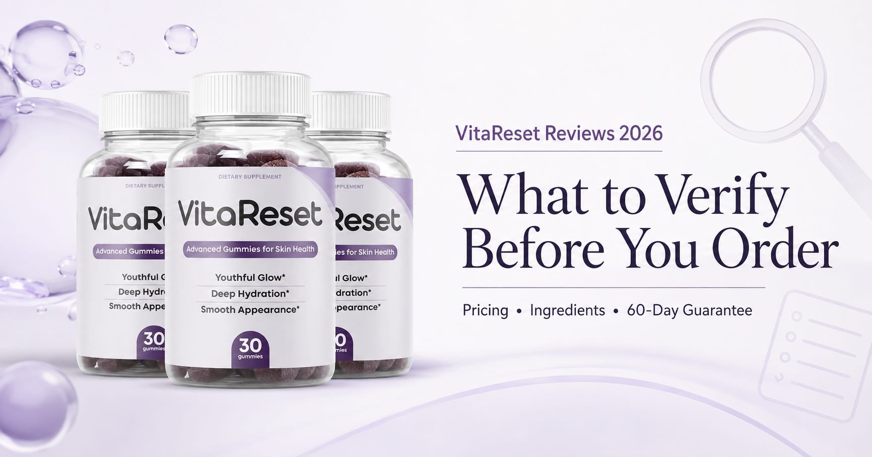 VitaReset Reviews 2026: Skin-Conscious Adults Ready to Go Beyond Creams Discover the Inside-Out Collagen Gummy