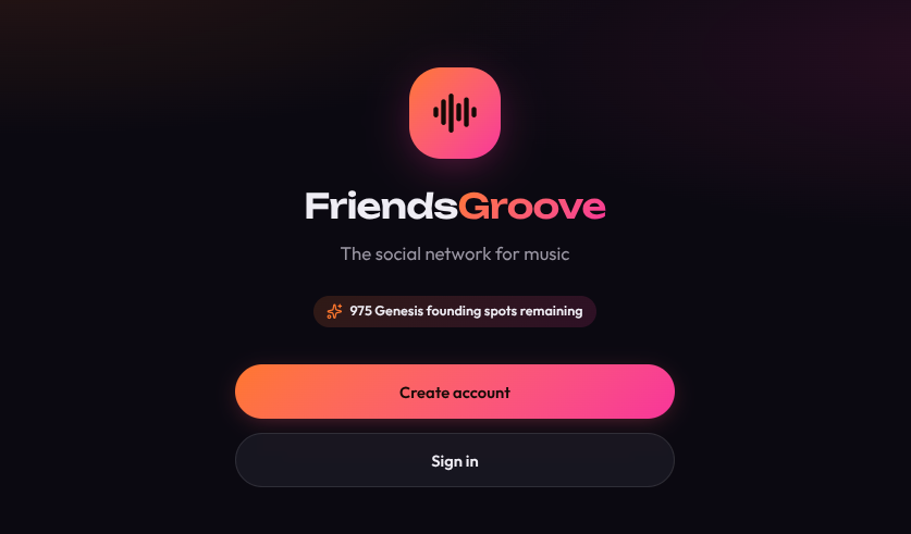 FriendsGroove Relaunches as a Human-First Social Network for Music - No Algorithm, No Crypto, No AI-Generated Songs