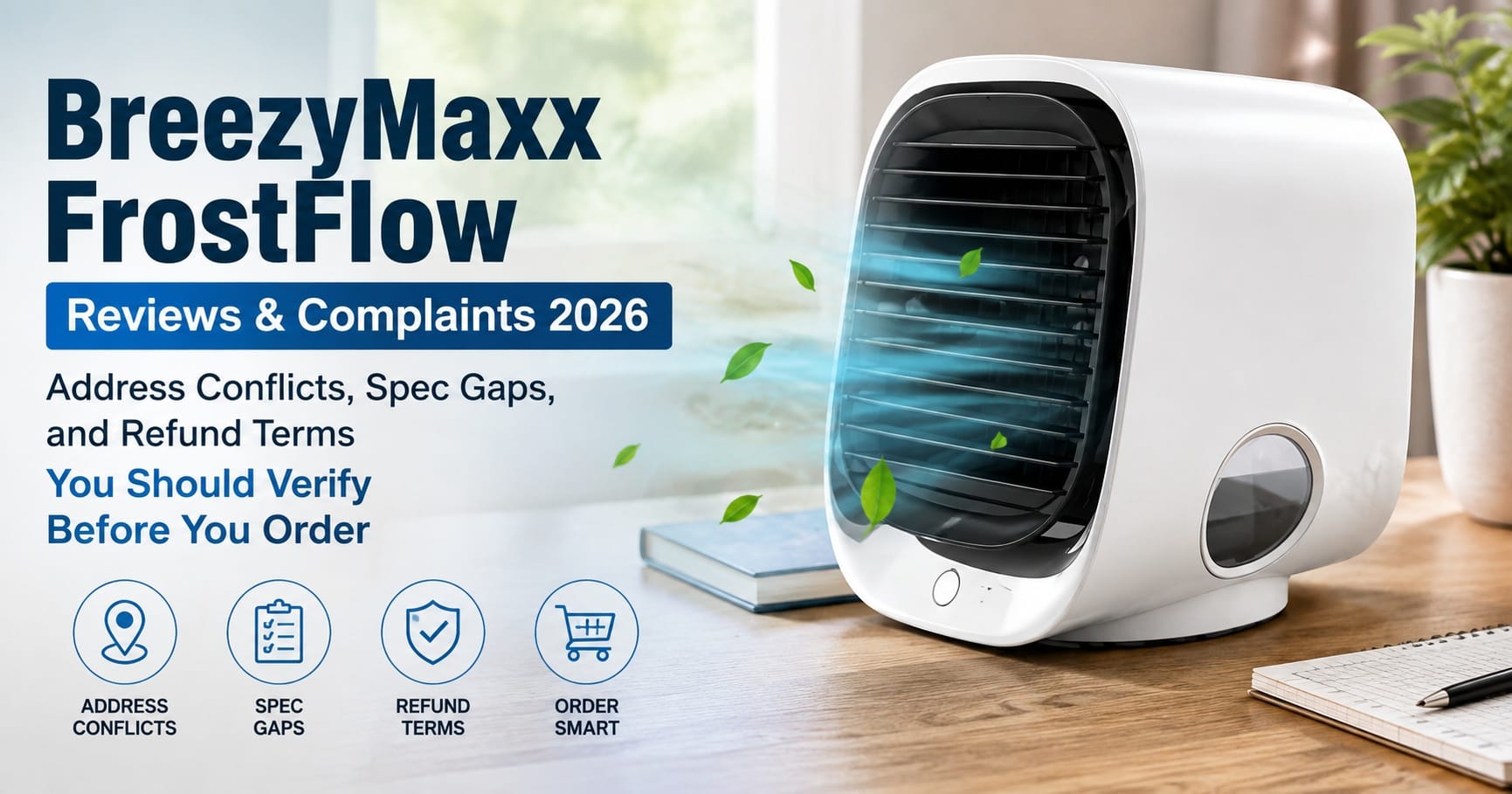 BreezyMaxx FrostFlow Reviews and Complaints 2026: Heat-Weary Buyers Ready to Move Beyond the Fan Discover the 300ml Mist Cooler