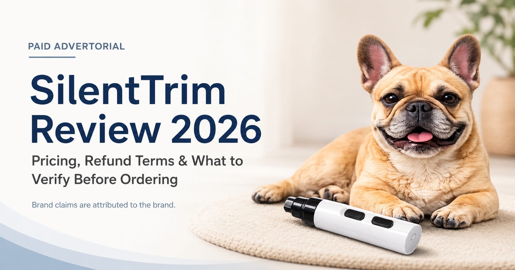 SilentTrim Reviews 2026: Pet Owners Ready to Leave Stressful Nail Trims Behind Discover the Dual-Speed Grinder