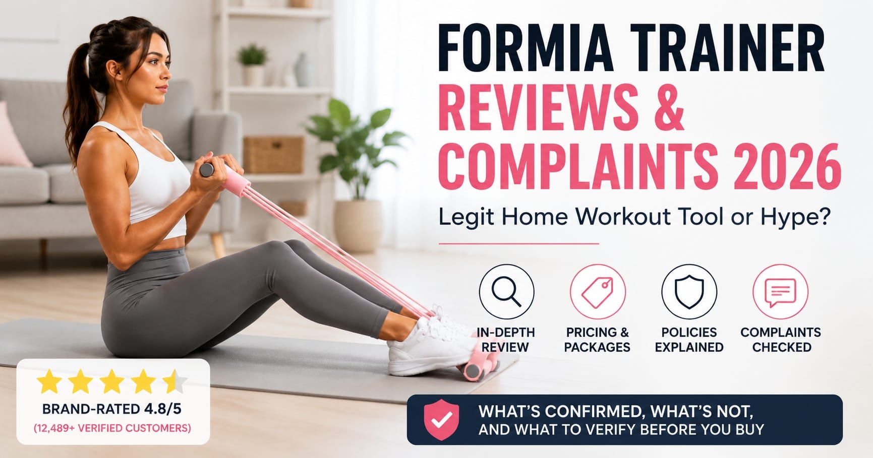 Formia Trainer Reviews & Complaints 2026: Adults Tired of Complicated Home Workouts Discover the 15-Minute Resistance Trainer