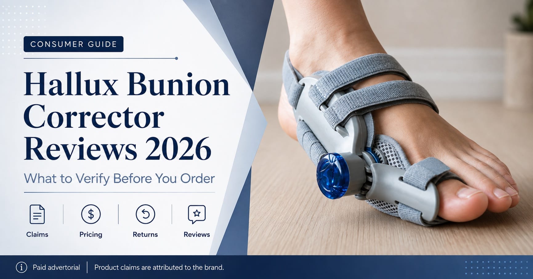 Hallux Bunion Corrector Reviews and Complaints: Adults Ready to Do Something About Bunion Discomfort Discover the Adjustable-Dial Brace