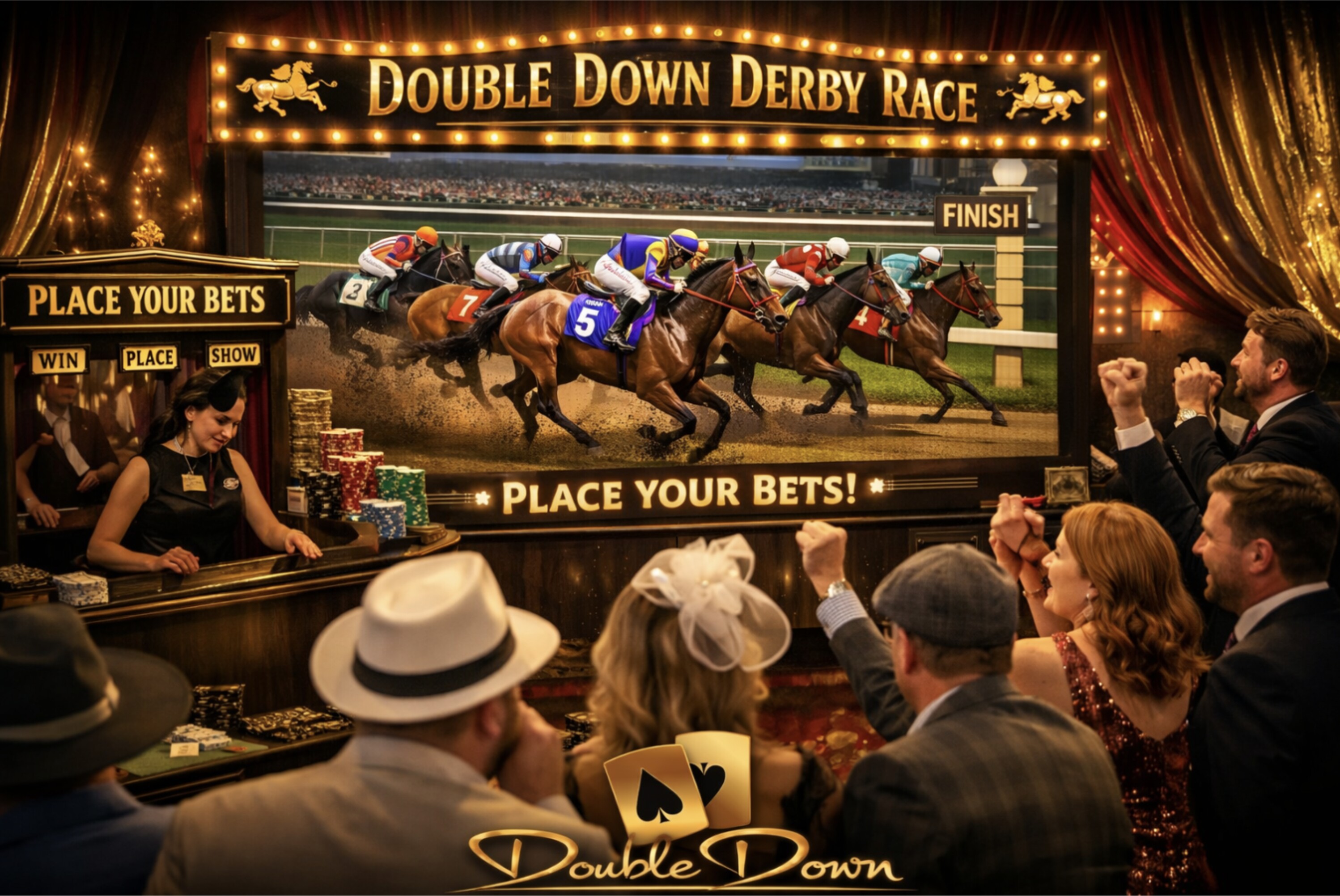 Double Down Derby Race, the Ultimate Video Horse Racing Experience, is Now Available from Double Down Casino