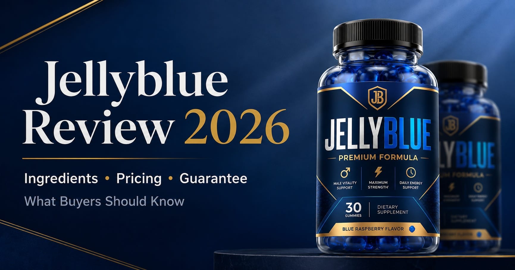 Jelly Blue Gummies Reviews 2026: Men Serious About Getting Their Energy and Drive Back Discover the 7-Ingredient Daily Gummy