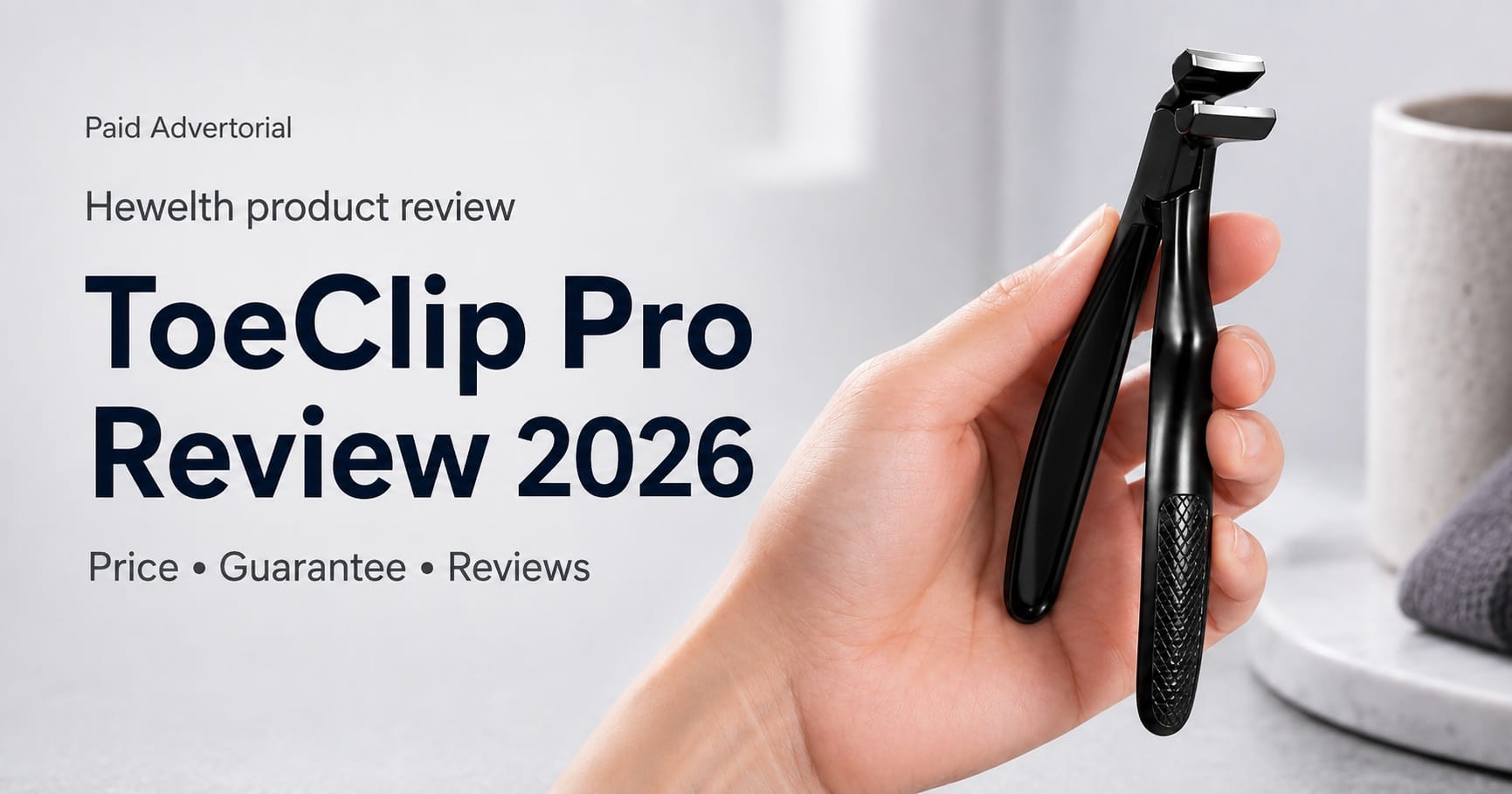 Hewelth ToeClip Pro Reviews and Complaints: Adults Ready to Leave Tiny, Awkward Clippers Behind Discover the Angled Long-Handle Alternative