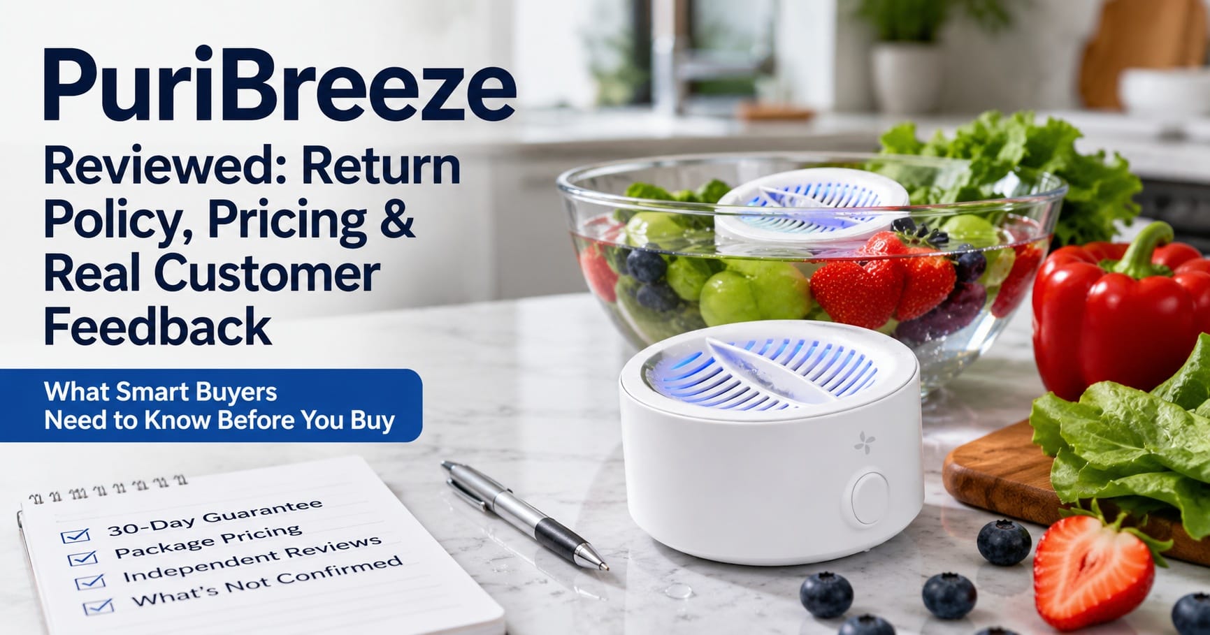 PuriBreeze Reviews & Complaints 2026: Health-Conscious Produce Buyers Ready for More Than a Quick Rinse Discover the 5-Minute Cleaning Device
