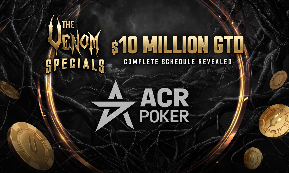 Americas Cardroom Sets Seven-Date Venom Specials Series With $10.16M Guaranteed
