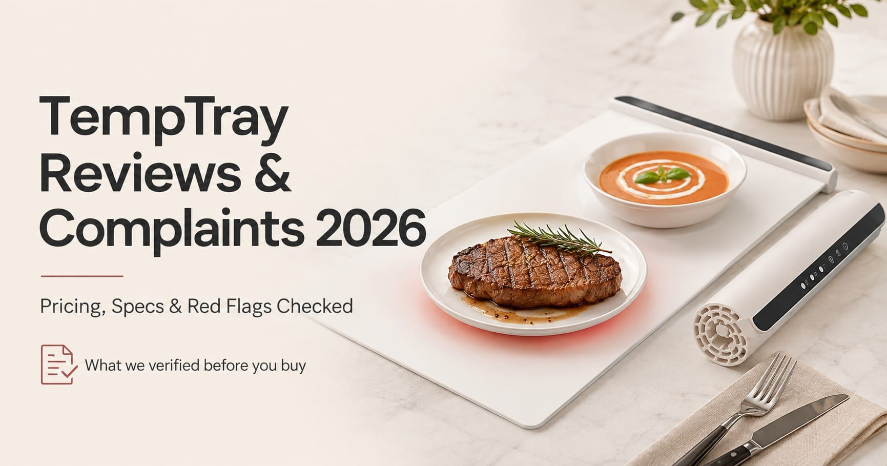 TempTray Reviews & Complaints 2026: Tired of Serving Dinner Twice? Discover the Rollable Warming Mat Built for Busy Family Tables