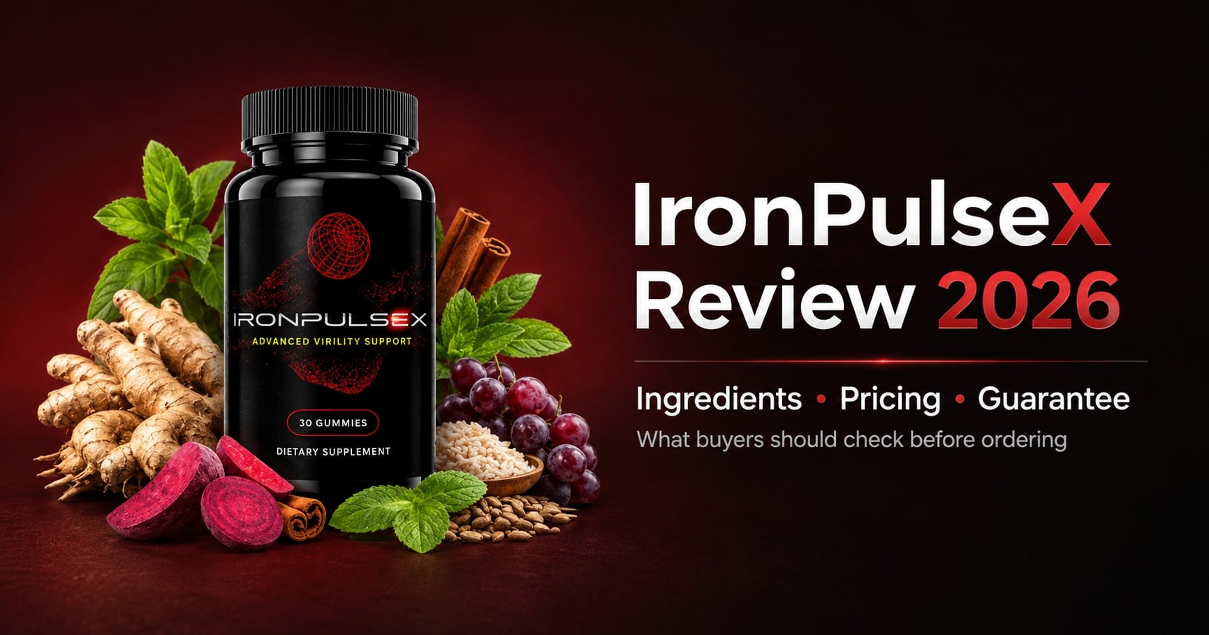 IronPulseX Reviews and Complaints 2026: Could This 7-Ingredient Gummy Fit the Daily Vitality Routine Men 30+ Are Looking For?