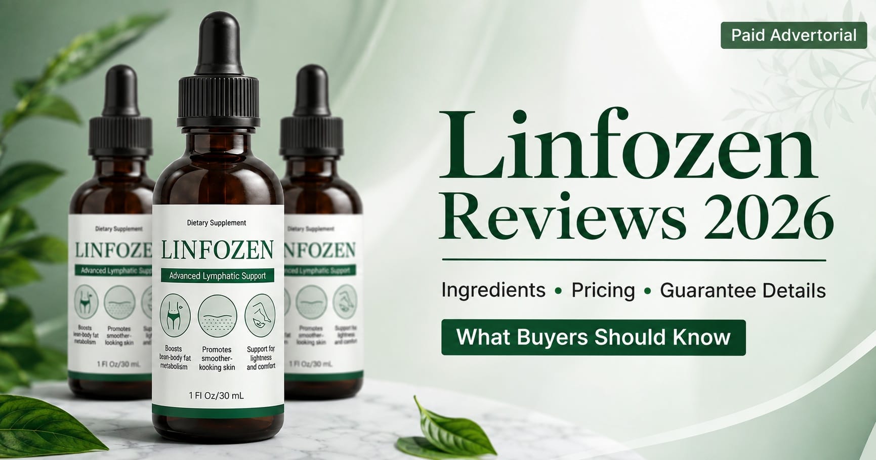 Linfozen Reviews and Complaints 2026: Ready for a Simpler Lymphatic Wellness Routine? Discover the 4-Herb Daily Drops
