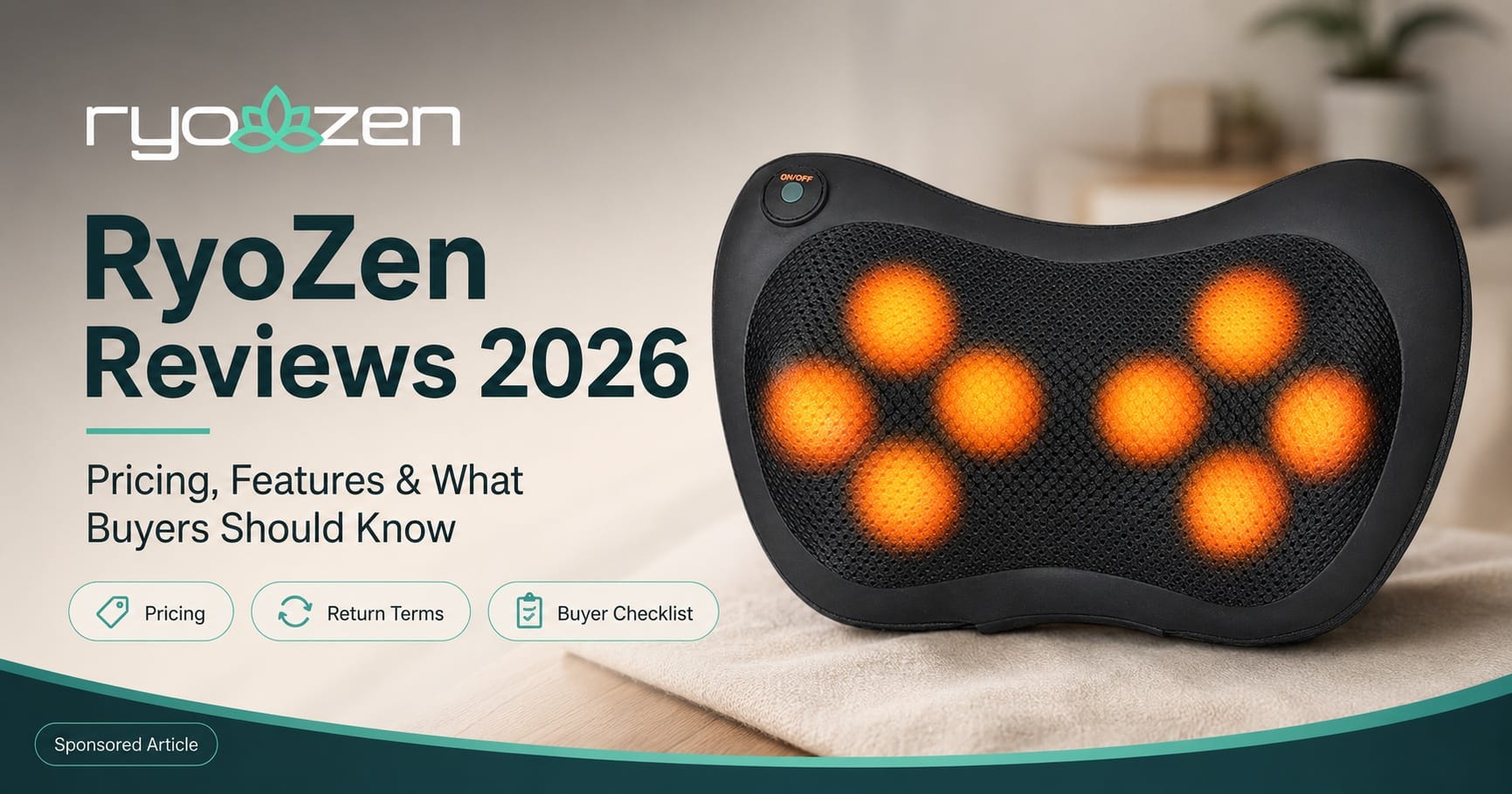 RyoZen Back Massager Reviews and Complaints 2026: Could This Be the Heated At-Home Massage Routine You've Been Looking For?