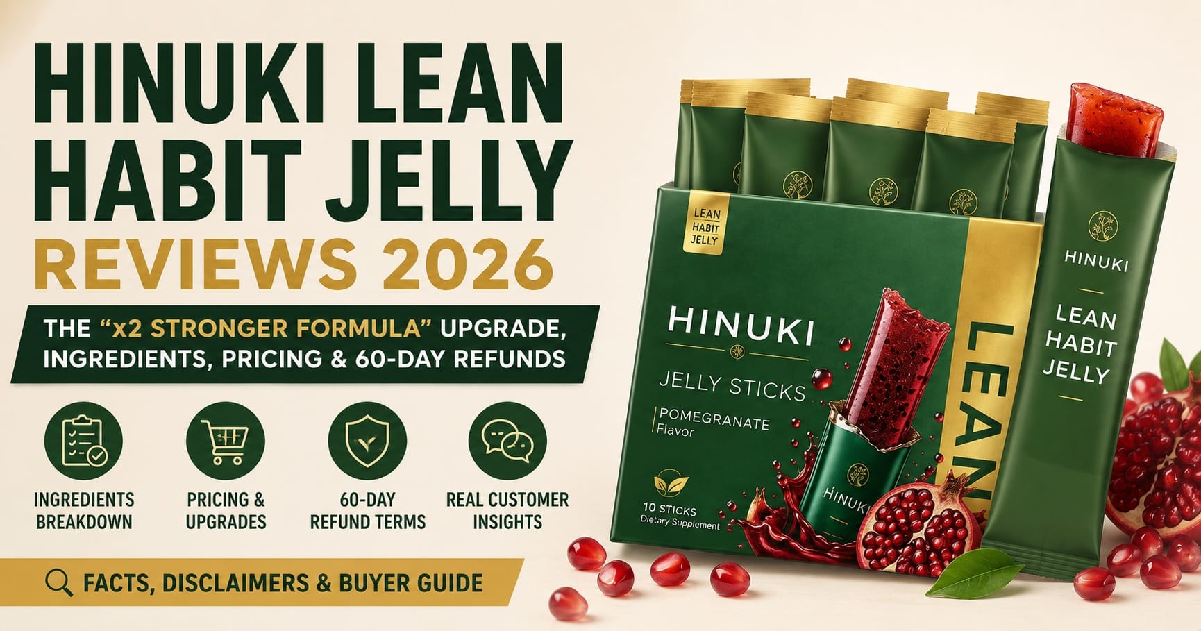 Hinuki Lean Habit Jelly Reviews and Complaints 2026: Could This Post-Meal Jelly Be the Weight-Management Routine You've Been Looking For?