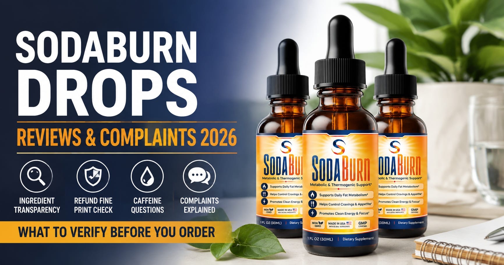 SodaBurn Drops Reviews & Complaints 2026: Could This Be the Simpler Weight-Management Routine You’ve Been Looking For?