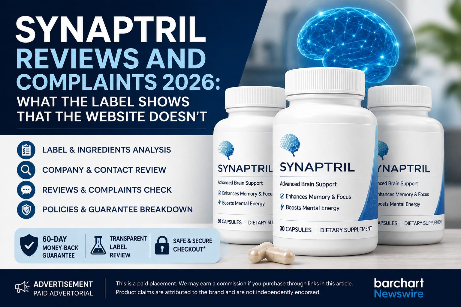 Synaptril Reviews & Complaints 2026: Could This Be the Magnesium-Based Daily Formula You've Been Looking For? See What's Inside Before Ordering