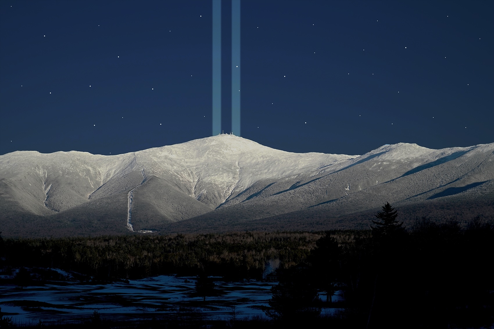 The Honor Summit NH Details Plans for the 9/11 Tribute in Lights Atop Mt. Washington