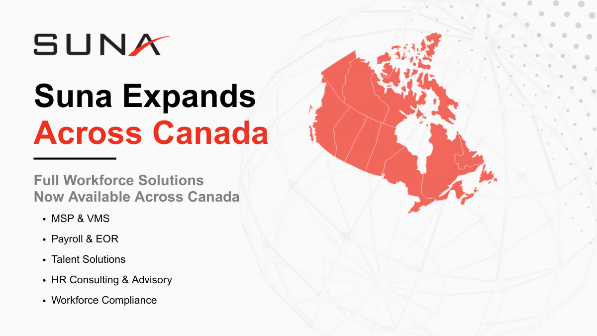 Suna Expands Workforce Solutions Portfolio Across Canada