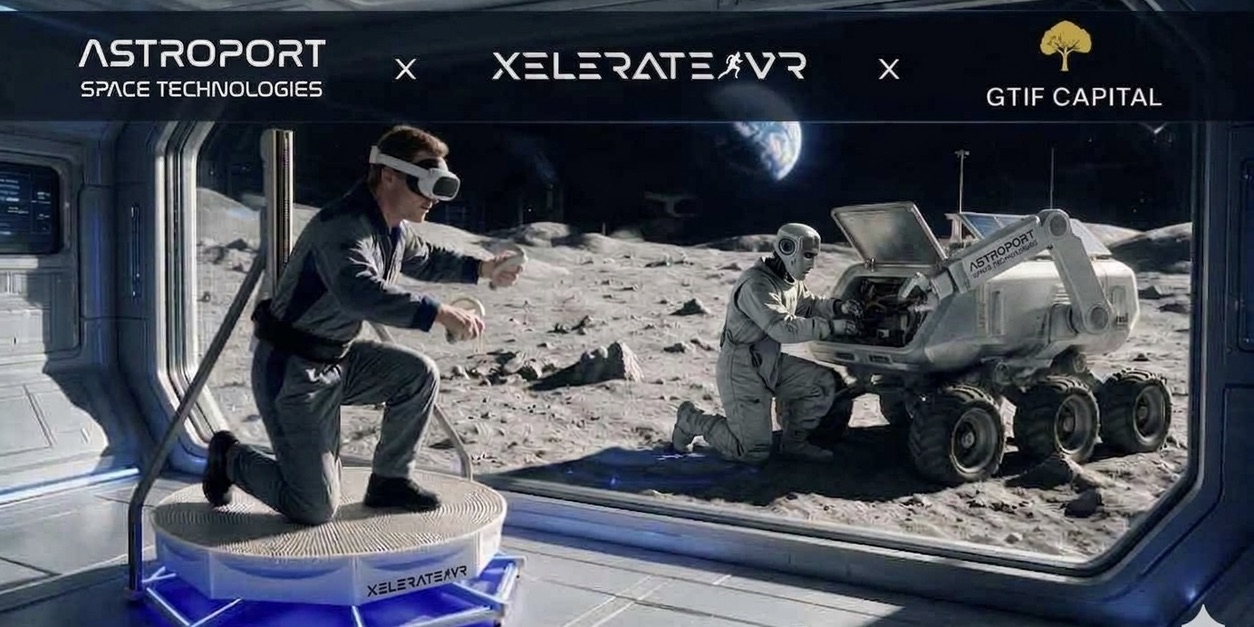 Astroport and XelerateVR Announce Strategic Partnership to Advance Lunar Construction with Human-Operated Robots, Spatial Computing, and Human Performance Technology