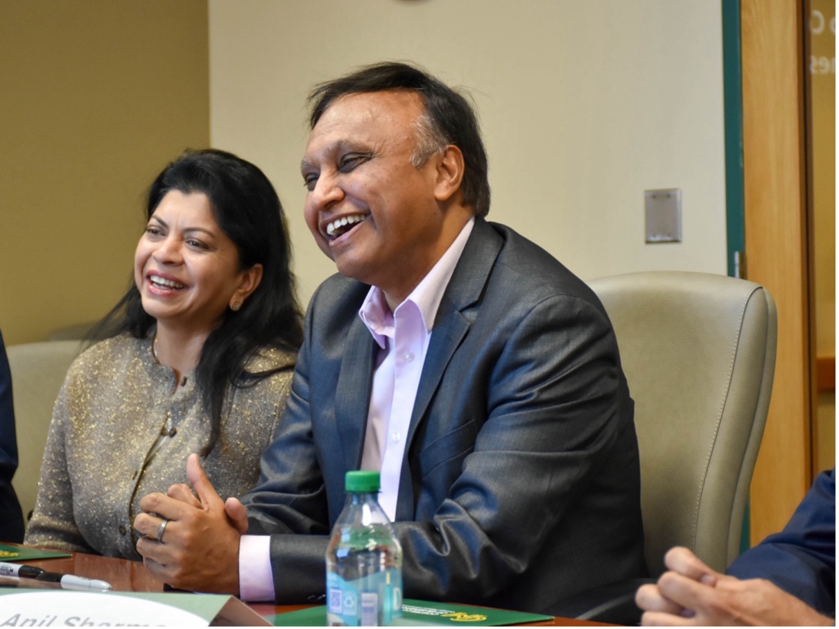 George Mason Names Innovation and Entrepreneurship Center for Anil and Anupama Sharma