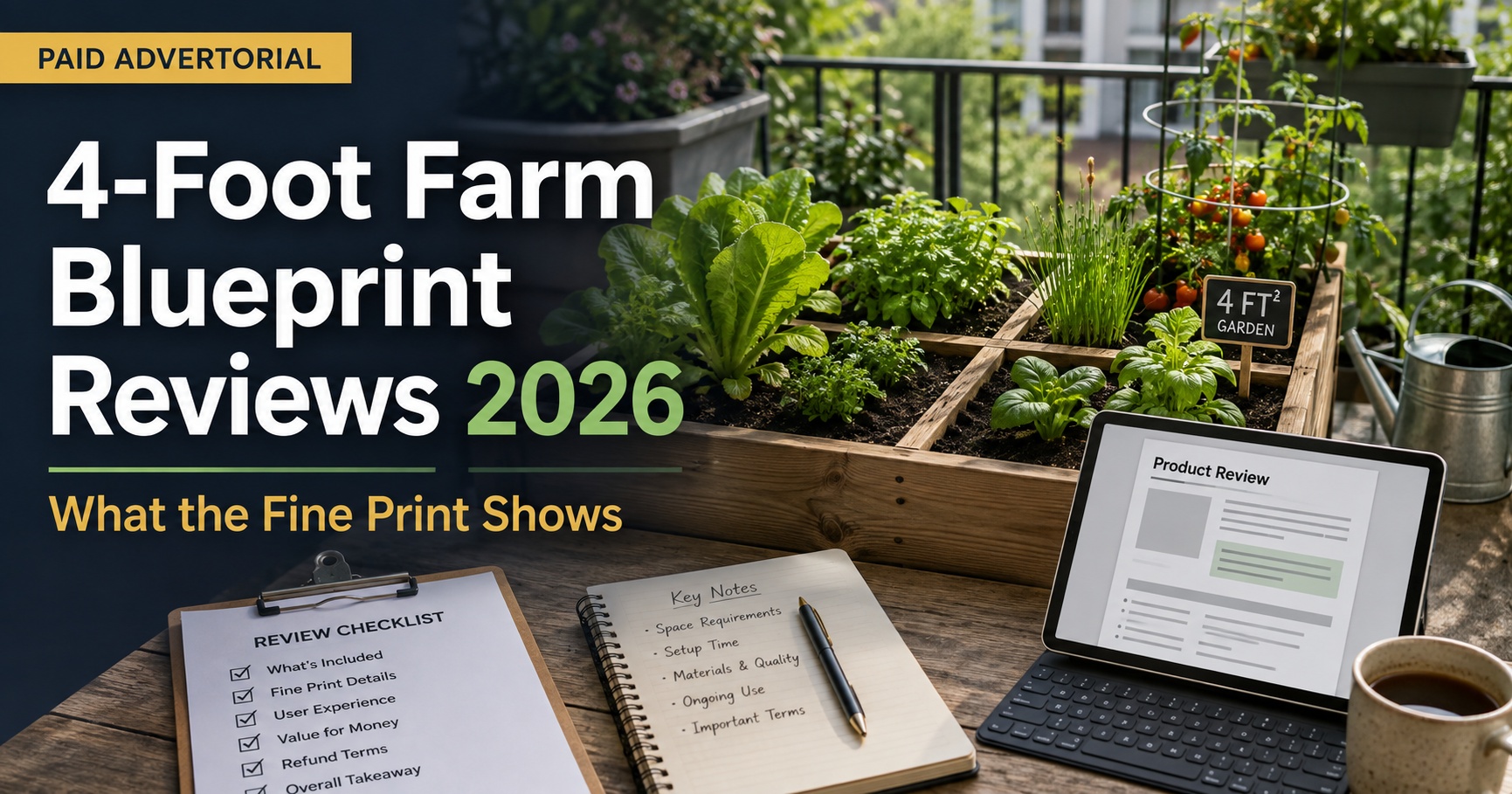 4-Foot Farm Blueprint Reviews 2026: Could This $7 Small-Space Growing System Be What You've Been Looking For?
