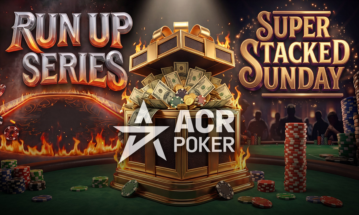 Americas Cardroom Closes Out Super Stacked Sunday as Run Up Series Crowns its Top Champions