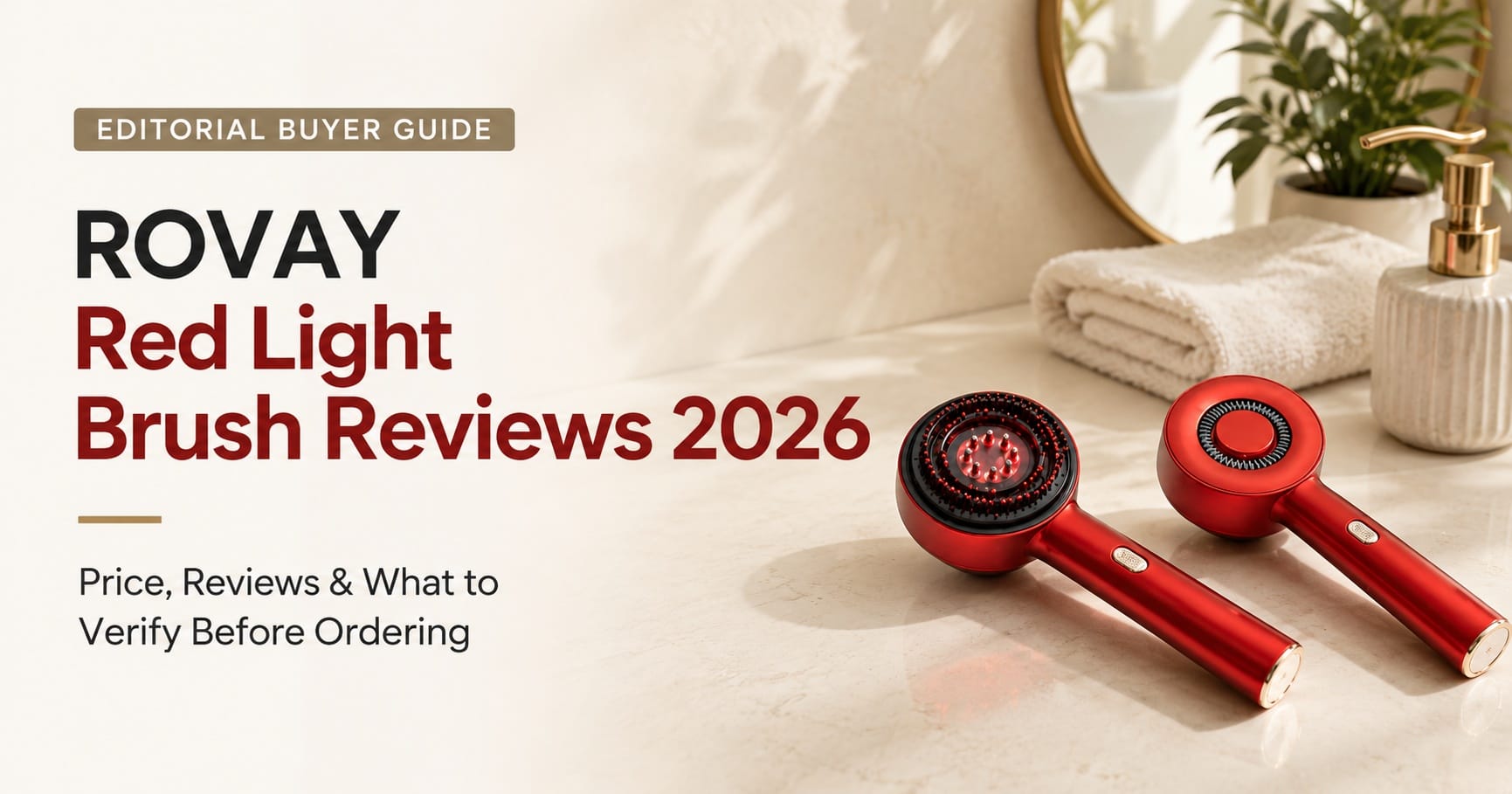 ROVAY Red Light Brush Reviews and Complaints 2026: Could This 10-Minute Red Light Brush Be What You’ve Been Looking For?