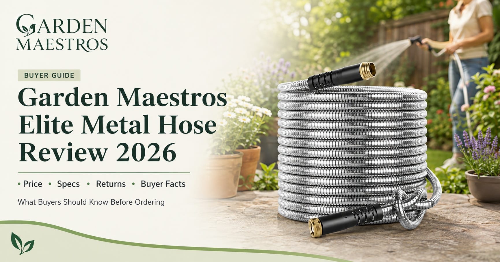 Garden Maestros Elite Metal Hose Reviews 2026: Tired of Kinks and Leaks? Could This Metal Hose Be What You've Been Looking For?