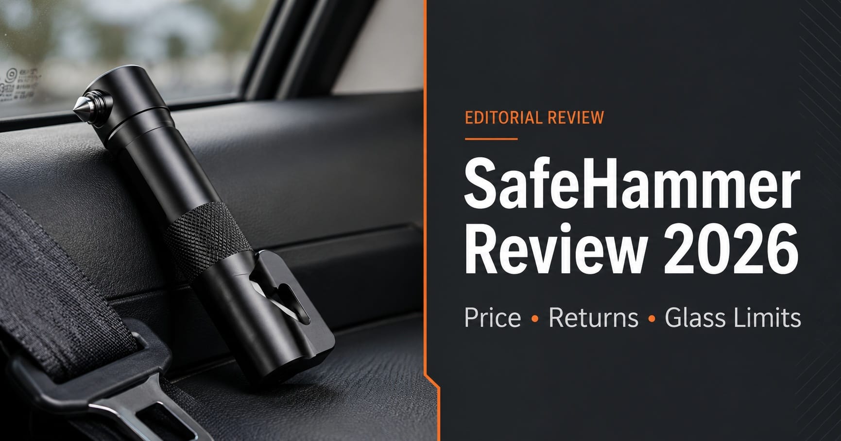 SafeHammer Reviews and Complaints 2026: Could This 2-in-1 Window Breaker and Seatbelt Cutter Earn a Permanent Spot in Your Car?