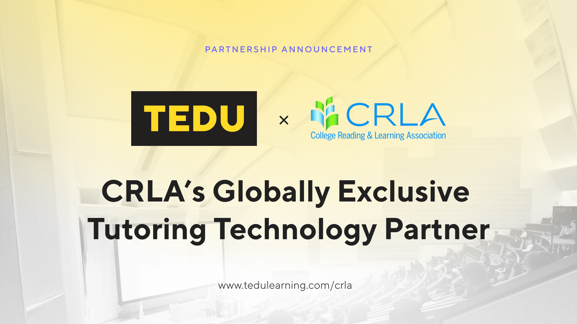 CRLA Names TEDU Its Globally Exclusive Tutor Tracking Technology Partner