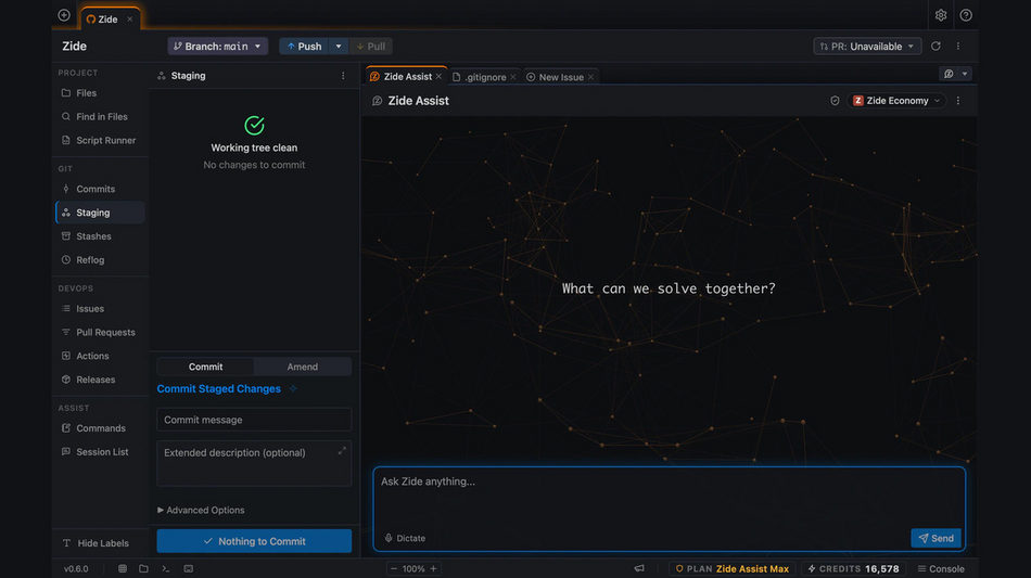 Zide Opens Public Beta of Its Native AI Development Workspace - Code, Git, Issues, and CI in One App