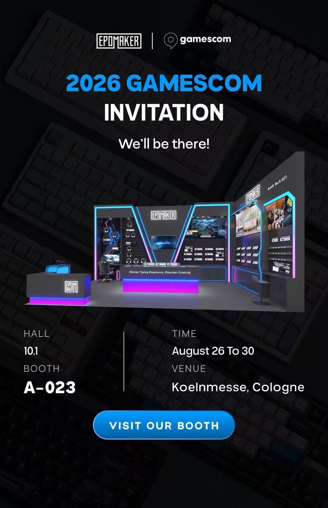 Epomaker Makes Its Gamescom Debut in Germany, Bringing the Community Together in Person