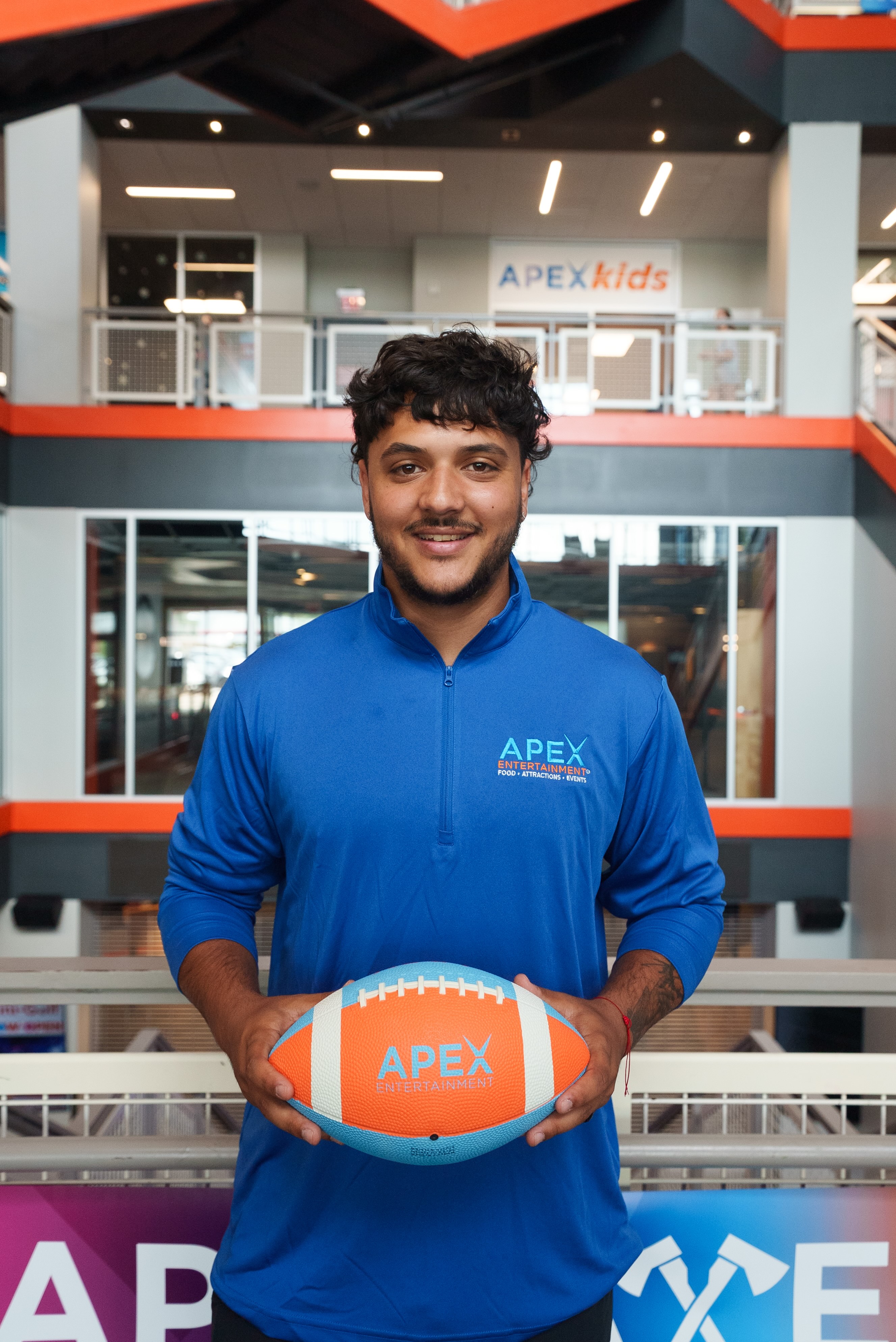 Apex Entertainment and New England Center For Children Renews Partnership with New England Kicker Andy Borregales